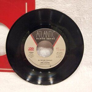 Vintage Phil Collins - In the Air Tonight 45 rpm record